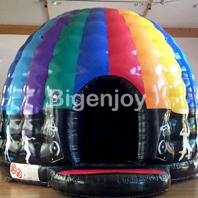 Outdoor disco dome inflatable bounce house