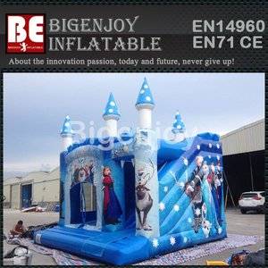 Blue inflatable castle combo,jumping castle combo,Blue inflatable combo
