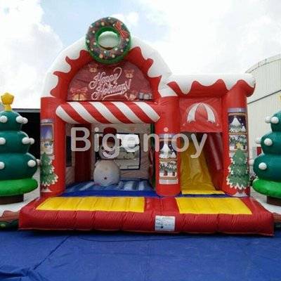 Christmas holiday inflatable bounce around
