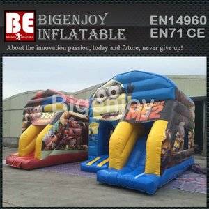 Minion theme inflatable,inflatable bouncy castle,Minion bouncy castle