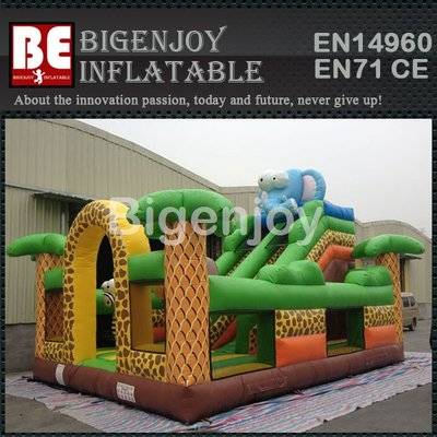 Mobile safari park inflatable amusement park