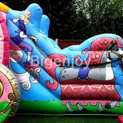 Inflatable Princess Combo with Slide and Bouncer