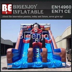 Pirate Double Lane Slide,Pirate Theme Slide,Double Lane Slip Slide