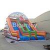 Fireman truck themed giant inflatable slide