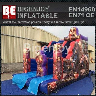 Inflatable Descendant Theme Bouncer Slide