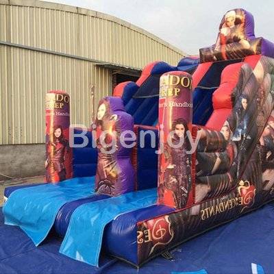 Inflatable Descendant Theme Bouncer Slide