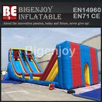 inflatable zip line slide,Commercial grade inflatable,Commercial grade slide