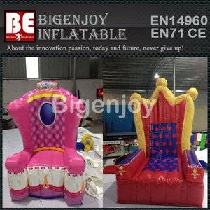 Princess inflatable throne,inflatable chair,inflatable throne for event