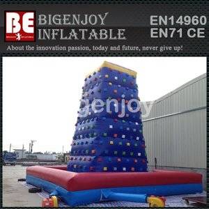 Inflatable rock climbing wall,climbing wall for kids,climbing wall