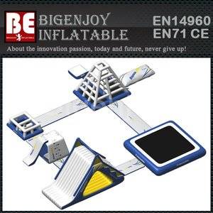 Inflatable water slide and trampoline,aqua fun inflatable water park,Inflatable aqua fun park