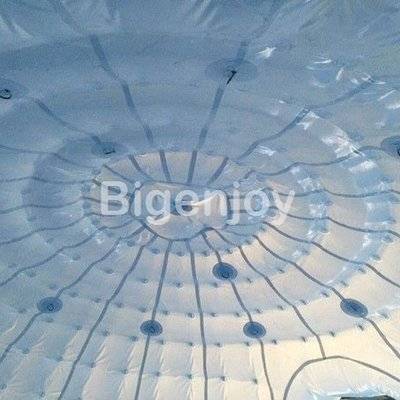 Transparent inflatable bubble tent
