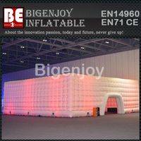 Led square cube tent,tent inflatable building,square tent inflatable