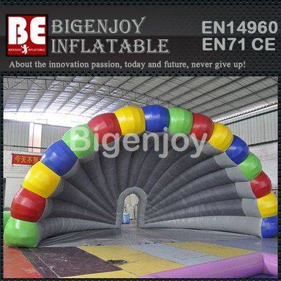Exhibition gaint outdoor inflatable shell tent