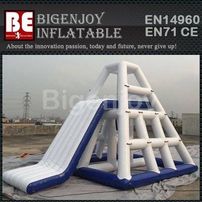 Adults Inflatable Water Climbing Tower With Slide