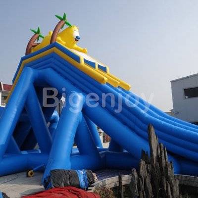 Durable hippo giant inflatable water slide parts for adult