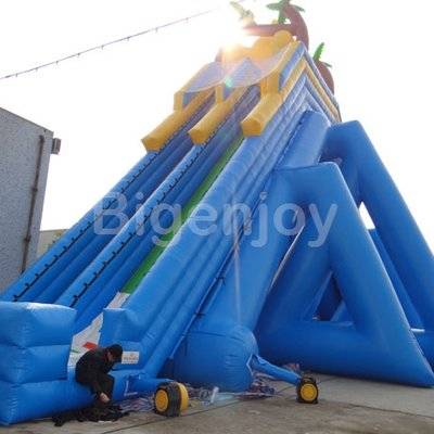 Durable hippo giant inflatable water slide parts for adult