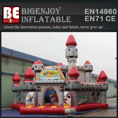 Inflatable fun city theme of disney land