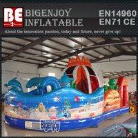 Inflatable Volcano Lagoon,Toddler fun city,Inflatable fun city