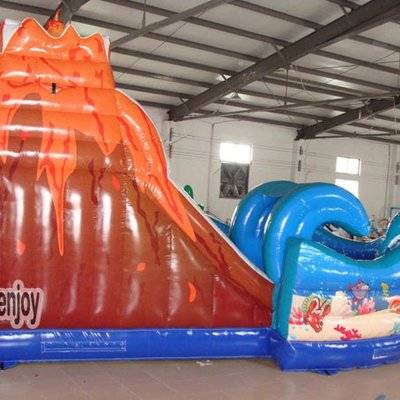 Inflatable Volcano Lagoon Toddler fun city