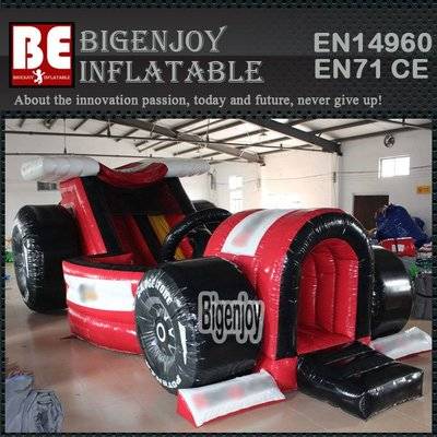Formula 1 Race Car inflatable slide