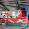 Giant inflatable airplane amusement park