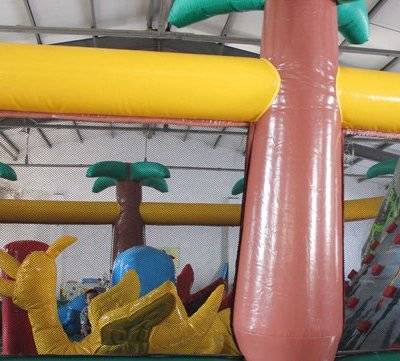 Jurassic Park inflatable playground