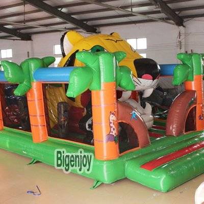 High quality inflatable Tiger Mouth Bounce House