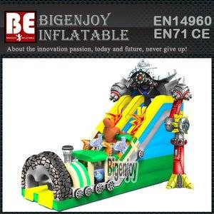 Alien Attack Inflatable,Inflatable castle slide,Alien Attack slide