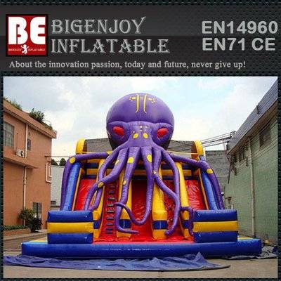 Octopus pirate Commercial Inflatable slide