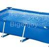Durable stainless steel frame pool with filter