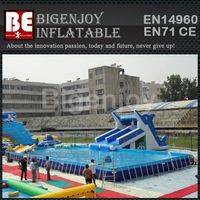 rectangular frame pool,steel frame swimming pool,Inflatable water park pool