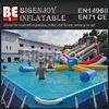 Inflatable large water park bracket frame pool