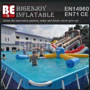 Inflatable large water park,bracket frame pool,water park frame pool