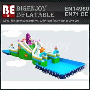 plastic frame swimming pool,Amusement water park,water park plastic frame pool