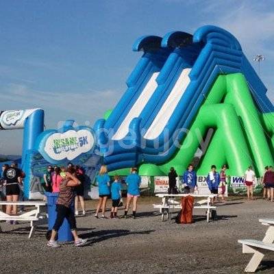 Giant Insane Inflatable 5K slide