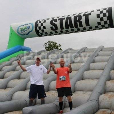 Boot Camp challenge inflatable obstacle course