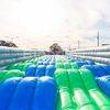 Inflatable Fun Run Wave obstacle course