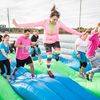 Inflatable Fun Run Wave obstacle course