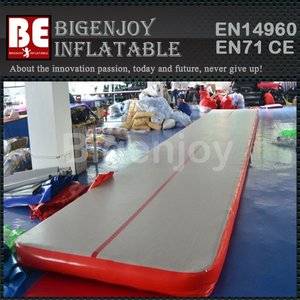 Tumble track inflatable,air mat for gymnastics,inflatable air mat