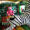 Animals playground jungle bounce house