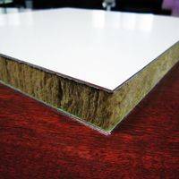 rock wool composite panels, rock wool insulated panels with good thermal conductivity