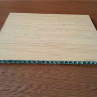 Wood color aluminum honeycomb panels, wood texture honeycomb panel for furnitures