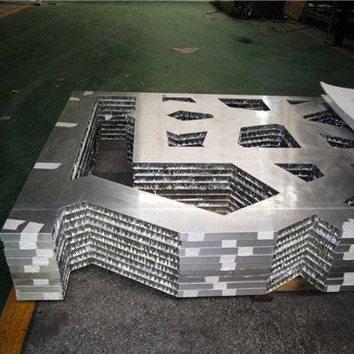 Architectural Special Shaped Aluminum Honeycomb Sandwich Panels