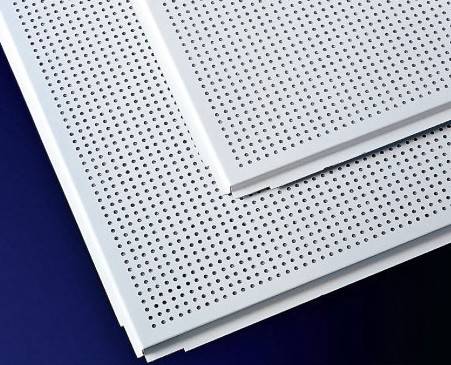 Suspended Perforated Aluminum Ceiling Tiles 600 600mm