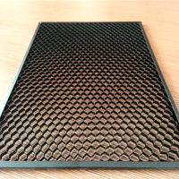 Black Color Framed Aluminum Honeycomb Louvers for Light Fixtures