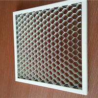 White Color Extrusion Framed Aluminum Honeycomb Core Ceilings