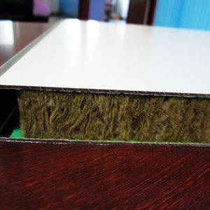 rock wool sandwich panel,aluminum sandwich panel,fireproof rock wool panel,rock wool insulated panel,insulated sandwich panel,aluminum insulated panel,aluminum honeycomb panel