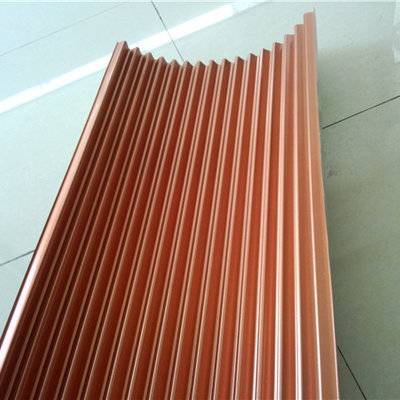 Golden Color Corrugated Aluminium Sheet, Metal Corrugated Aluminium Core