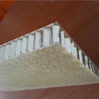 Fiberglass & aluminum honeycomb composite panels