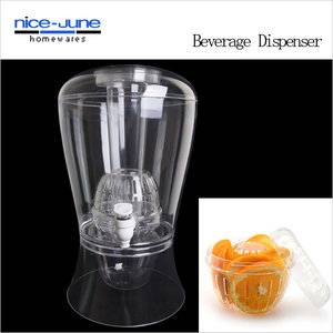 Home party use iced beverage dispenser